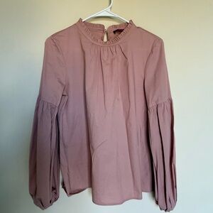 Vince Camuto Dusty Pink Long Sleeve Blouse